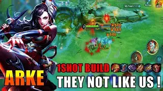 HOK : ARKE GAMEPLAY❗BUILD DAMAGE TOO DEADLY ❗HOK ❗ HONOR OF KINGS ❗