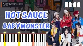 BABYMONSTER 'HOT SAUCE' Piano Tutorial + Sheet Music
