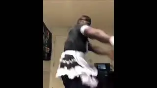 Black Guy Dancing In Maid Outfit