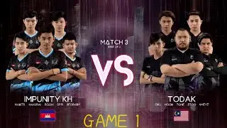 IMPUNITY KH VS TODAK Game 1 || MLBB M2 WORLD CHAMPIONSHIP PHASE 1