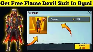 How To Get Free Flame Devil Suit in bgmi 🔥How to Get Flame Wraith Set 🔥 Flame Devil Suit Trick