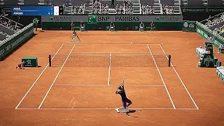 Tennis World Tour 2 PS4 Gameplay | Rafael Nadal vs Roger Federer