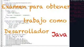 Examen de Java para Obtener Trabajo como Desarrollador