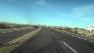 Gila Bend, Arizona north on Arizona State Route 85 Highway, SR85 toward I-10, 15 February 2013