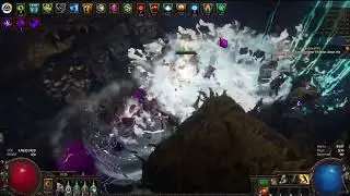 Map T17 Abomination with Flicker strike 3 Mirrors POE 3.27 STD