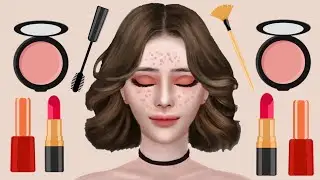 Special Makeup Animation | Makeup Stop Motion Animation | makeup transformation Animation