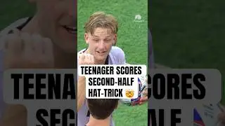19-year-old comes on at HT and drops a hat-trick 😳🔥