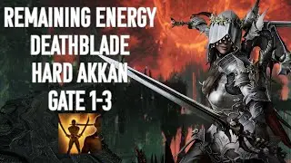 [Lost Ark] 1620 Remaining Energy Deathblade Hard Akkan Gate 1-3 Cruel Fighter