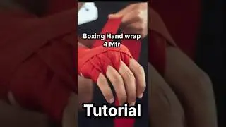 Boxing hand wrap Tutorial #boxing #boxingtraining #boxingworkout #combatsports #mma #ufc #boxer