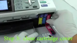 Installing Silo Ink Refillable Cartridges on a Brother Printer