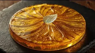Glass Okonomiyaki 🥢✨ | Oddly Satisfying ASMR Cooking in 8K