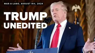 Trump unedited: Full Mar-a-Lago news conference, August 8th, 2024