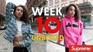 SUPREME WEEK 10 SS21 UNBOXED: Is the Frayed Denim Jacket A Classic? Try On and Pick-Up VLOG