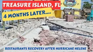 UPDATE! TREASURE ISLAND FLORIDA Restaurants Coming back!  4 months later!