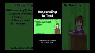 Reading Strategy: Responding to Text | Special Education Resources #shorts