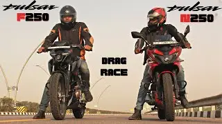 Pulsar F250 vs N250 Drag Race, 