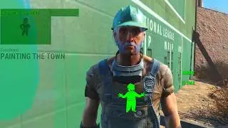 Paining Diamond City Wall in Different Colors | Fallout 4