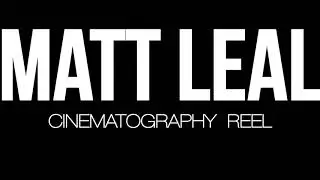 Cinematography Reel 2020