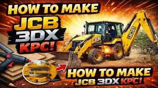 How to make jcb 3dx KPC with Pvc pipe/ Patel experiment