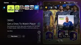 FIFA 22 Start UP Screen + FULL Menu Walkthrough - PS5