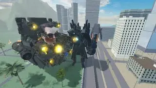 utc vs g toilet 4.0 in bathub universe #bathtubuniverse #skibiditoilet #roblox
