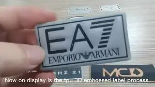 High Quality Silicone Transfer 3D Heat Press Garment Label Silicone Badge for Cloth