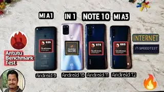 Antutu Benchmark & Internet Speed Test (SD625 vs Helio G80 vs SD 678 vs SD665) Android 9 - 12 Hindi