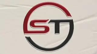 How To Create Circle S+T Logo Design In Adobe Illustrator Tutorial 