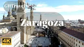 The best aerial views of Zaragoza city (Spain) in 4K!