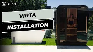 REVEL VIRTA 2 PERSON TRADITIONAL SAUNA INSTALL