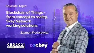 Blockchain of Things - from concept to reality - Skey Network's Crypto Expo Dubai Presentation