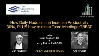 How Daily Huddles can Increase Productivity 30% plus how to make Team Meetings Great