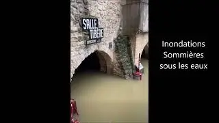 Sommières sous les eaux