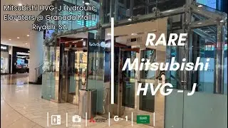 [Another Retake of 60fps] RARE Mitsubishi HVJ-G Hydraulic Elevators @ Granada Mall | Riyadh, SA