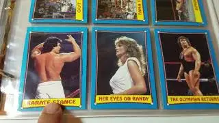 1987 Topps WWF complete set of 75 cards