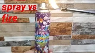 Snow spray vs fire 🔥