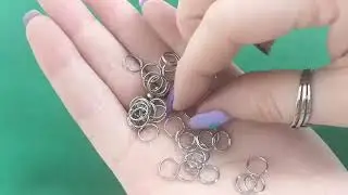 Silver 304 Stainless Steel 0.6mm x 8mm Round Split Rings Pack Of 110+ Y00895