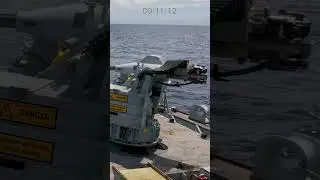 30mm Autocannon Fires at Sea