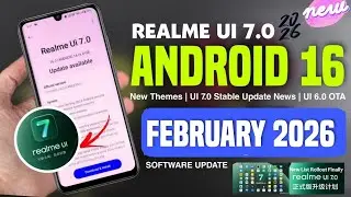 Realme February 2026 Latest Update📱 Realme UI 7.0 New Updates | Official Update 🫣