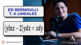 Ecuaciones Diferenciales por BERNOULLI. Transformables a ED Lineales. Ejercicio #2.