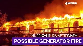 Generator suspects in Dulac home fire after Hurricane Ida