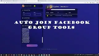 Tools For Auto Join Facebook Group 2020 របៀបក្នុងការចូលក្រុមដោយប្រើកម្មវិធីជំនួន auto join FB 2020