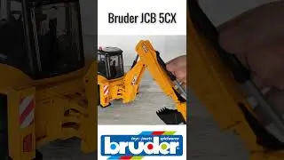 Bruder Toys JCB 5CX Eco Bucket Excavator #bruder #brudertoys #jcb #excavator #trailer #toys