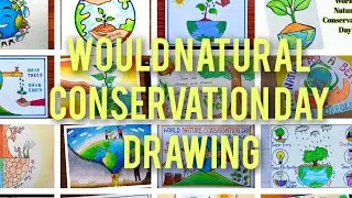 World Nature Conservation Day Drawing|World Nature Conservation Day Poster|World Nature Conservation