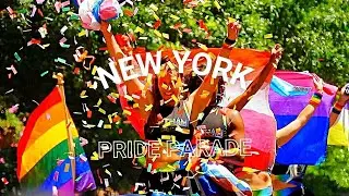 NYC Pride March Highlights | Pride Parade Through Festive Greenwich Village full of Rainbows