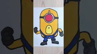 Dibujando a Mega Minion Mel #drawing #art #dibujo #draw #minions #despicableme #mivillanofavorito4