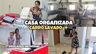 Organiza&ccedil;&atilde;o da Casa + Lavei o Carro | Vida Real de Dona de Casa ✨