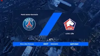 PSG VS LILLE  (SIMULATING REALITY)