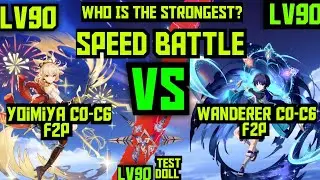 wanderer C0 vs yoimiya C0 who is the strongest | genshin impact