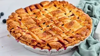The Best Gluten-Free Blueberry Pie Ever Made!